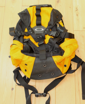 OAKLEY TACTICAL ICON 1.0 VTG Y2K 1990'S BACKPACK YELLOW BLACK NICE