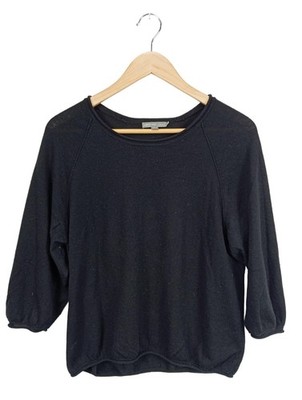JAMES PERSE Feinstrickpullover Damen Pullover Gr. DE 38 schwarz Casual-Look