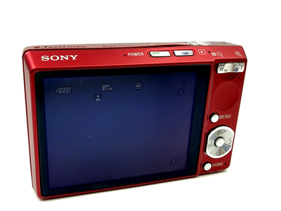 Sony Cyber-shot DSC-T100 Red Y2K CCD Digital Camera Tested Working