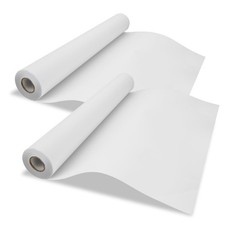 AHAQU 2PCS Drawing Paper Roll, 43cm x 20m Roll of for Painting, White 