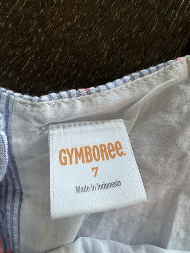 Gymboree Girls Dress Flamingos Size 7 Summer - Picture 2 of 8