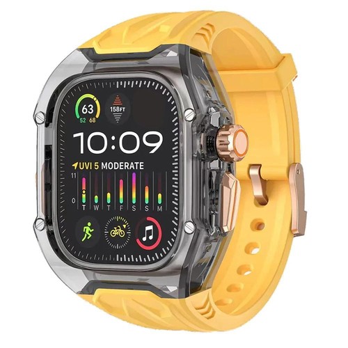 Modification Kit Transparent Protective Case+tpu Strap for Apple Watch Ultra 9 B - 第 18/18 張圖片
