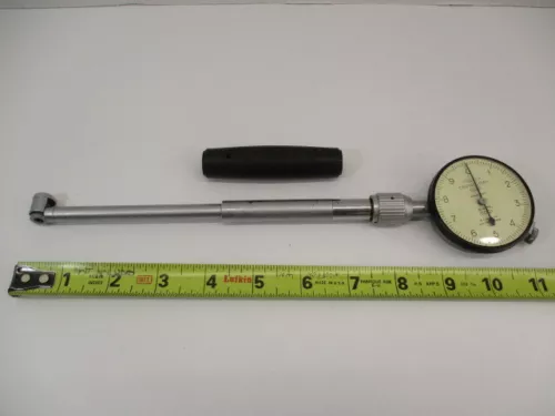 MITUTOYO # 511-104 Dial Bore Gage Arm & AMES # S-4775 Indicator .0001", 511-163
