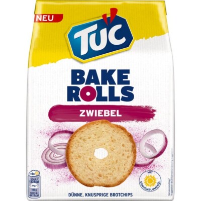 8 Beutel Tuc Bake Rolls Onion 8 x 150g