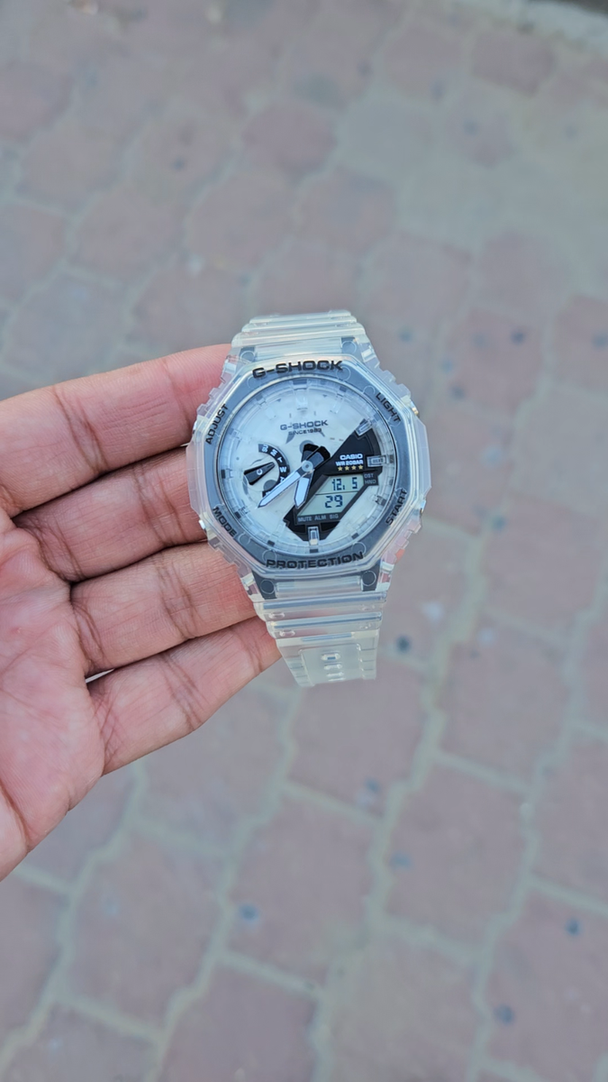 🔥 Rare Limited Edition Casio G-Shock GA-2100SKE-7A Transparent