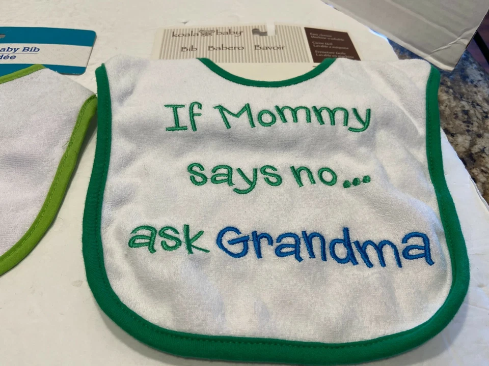 Lote 3 babadores Koala Baby Bib e Angel of Mine novos! Nunca usado - Imagem 4 de 4