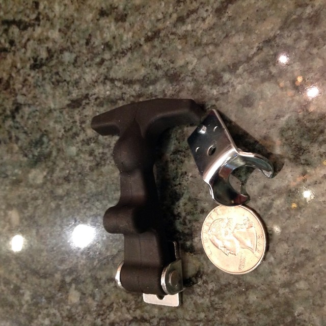 HMMWV M998 Engine Dog House Cover Rear Rubber Latch Tie Down Pair NOS