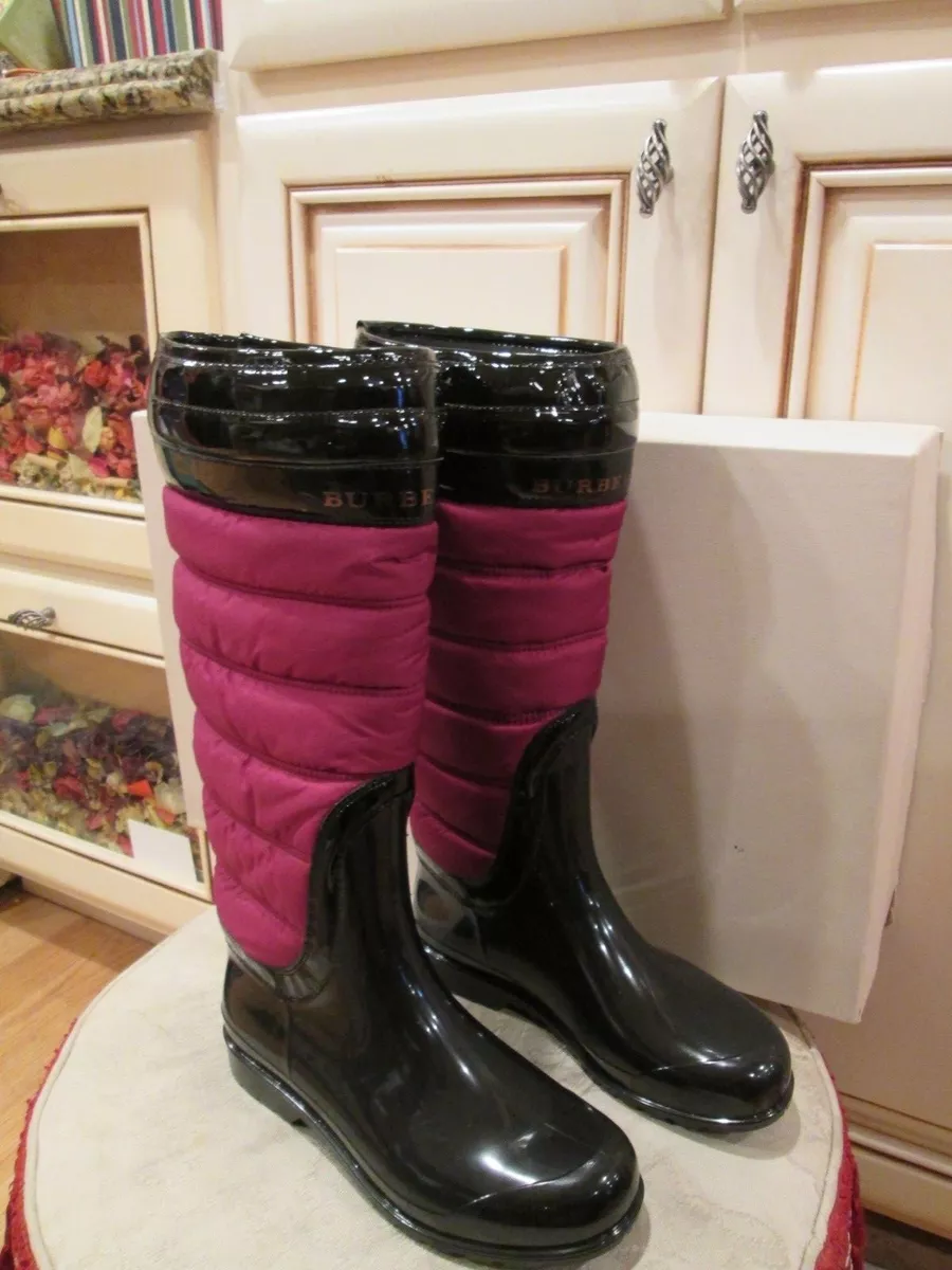 Burberry boots 2024 womens pink