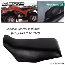 Motorcycle Leather Seat Cover Replace Fit For Honda Fourtrax 300 1988 - 2000