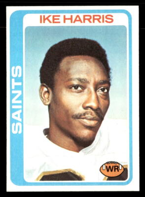 Ike Harris 1978 Topps Card #367 New Orleans Saints