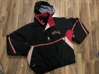 Starter Jacke Chicago Bulls Size XL NBA     Retro Vintage Bulls Jacket