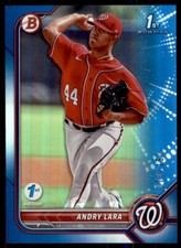 Andry Lara 2022 Bowman 1st Edition Rookie Blue Foil First Card /150 #BPPF-70
