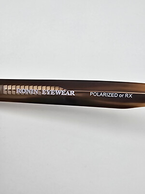 Ronin Eyewear Jupiter Matte Brown Stripe Frame Polarized  display picture 1