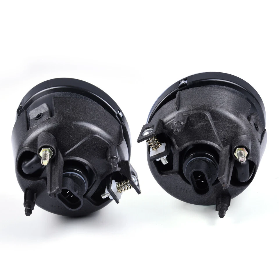 Luz antiniebla 2 piezas lámpara de parachoques delantera + bombillas aptas para 04-15 Nissan Titan 05-07 Armada Foto 4 de 4