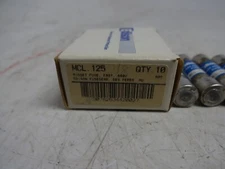 Box of 10 Edison MCL-.125 Fuse Fast Acting .125 Amp 600 V  MCL .125 MCL.125