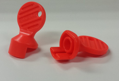 2x Playmobil Schlüsel rot neonrot Haus Burg Ritter Bauernhof Polizei Post *1