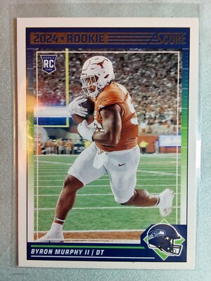 2024 Score - Rookies #317 Byron Murphy II (RC) Seattle Seahawks - Bx3