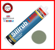 24/48 Soudal Silirub LMN 300ml Silicone Low Modulus Glazing Sealant Colours