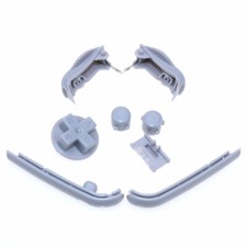 Gray Replacement Buttons Set L R A B Buttons Keypads For GameBoy Advance GBA