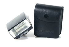 OLYMPUS T20 FLASH PARTS WITH CASE, SOLD AS IS