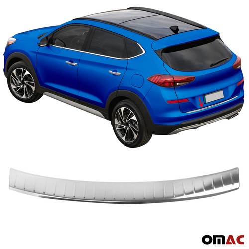 Chrome Rear Bumper Guard Trunk Sill Protector Steel For Hyundai Tucson
