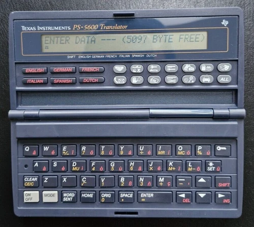 texas instruments PS-5600 Translator Calculator etc