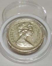 ONE POUND 1 POUND 1984 ELISABETH II SCOTTISH THISTLE COIN SPL+