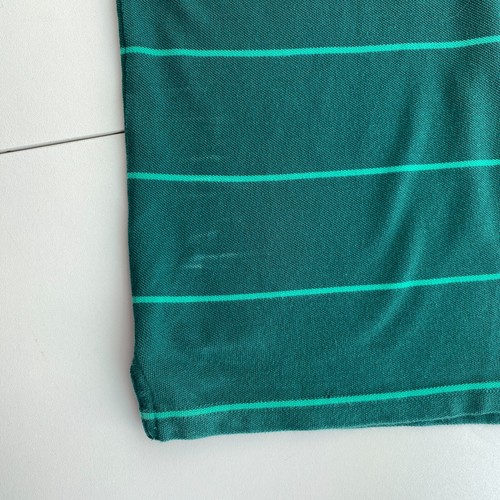 GANT Verde Oscuro Barra Rayas Pique Rugby Polo Talla M - Imagen 8 de 9