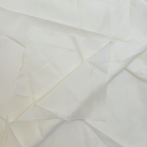 Satin Fabric Cream White 4 1/2 Yards x 46 Inches - Picture 2 of 5