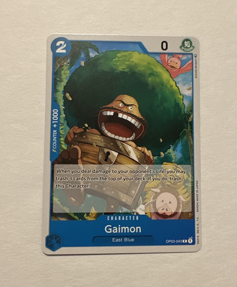 ONE PIECE Card Game OP03-043 Gaimon Mighty Enemies