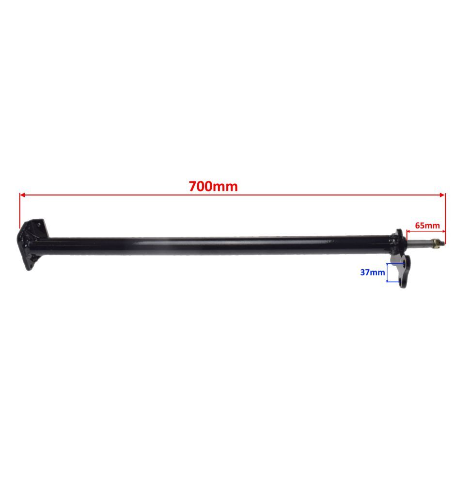 Colonne de direction pour quad ATV Bashan BS250S-5 en acier noir