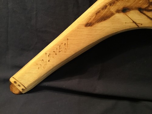2 Australian Boomerangs Wooden Souvenir Handcrafted Aboriginal Made 1986 - Picture 4 of 14