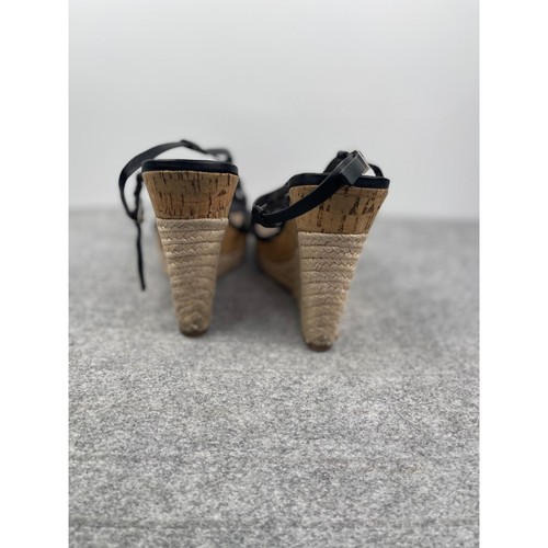 Charles by Charles David espadrillas zeppa tacco alto, nero, donna taglia 8,5 - Foto 10 di 14