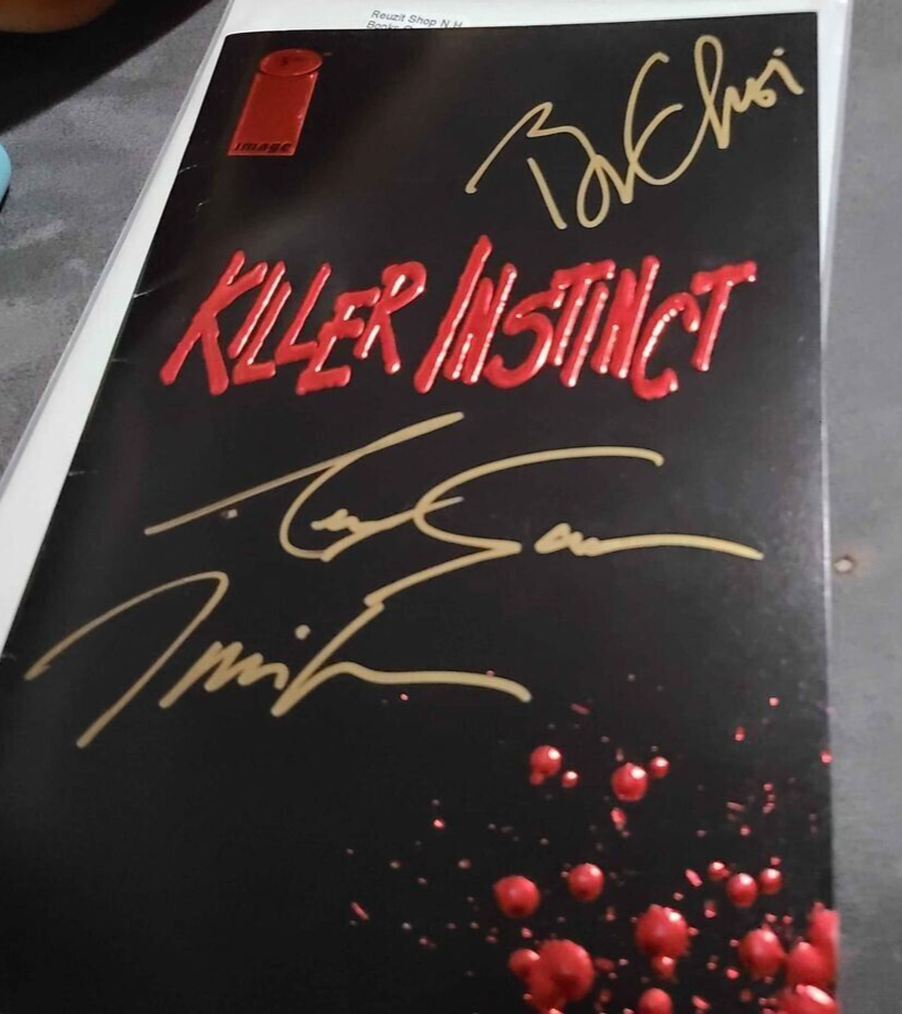 Autographed Killer Instinct Tour Guide Comic Book Signed Brandon