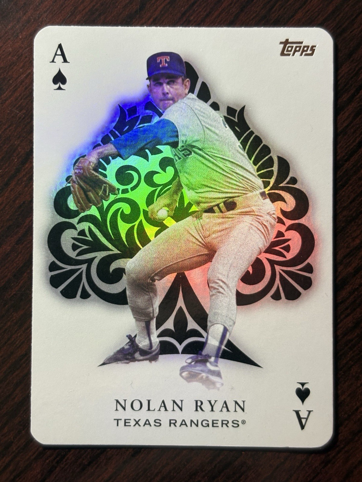 2023 Topps Series 1 Nolan Ryan All Aces Blue Back Parallel SP #AA-1 Rangers