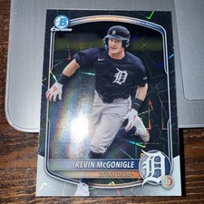 Kevin McGonigle 2025 Bowman Draft Chrome Lazer REFRACTOR
