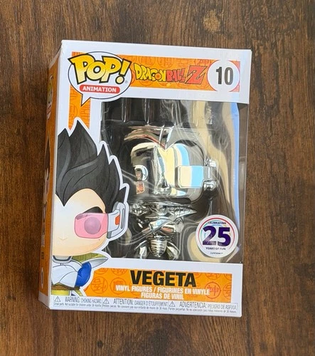 Funko Pop! Dragon Ball - Vegeta (Silver Chrome) - Funimation (Exclusive) #10