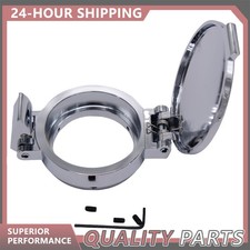 Chrome Aston Style Flip Petrol Fuel Cap Flap Fits Classic Austin Rover Mini Chrome Aston Style Flip Petrol Fuel Cap Flap Fits Classic Austin Rover Mini