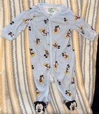 Disney Baby Mickey Mouse  Winnie the Pooh Sleepers 3-6 Months      