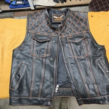 SPEKTER Black and Orange CCW Conceal Carry Motorcycle Wear Men’s Size 48