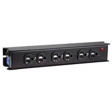 Edison Power Box 6 Socket Power Supply Powercon Power Distribution Box
