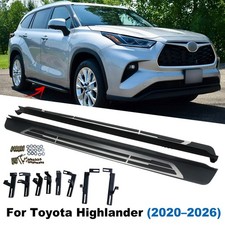 2x Running Boards Side Steps Nerf Bar For 2023 2024 2020-2026 Toyota Highlander