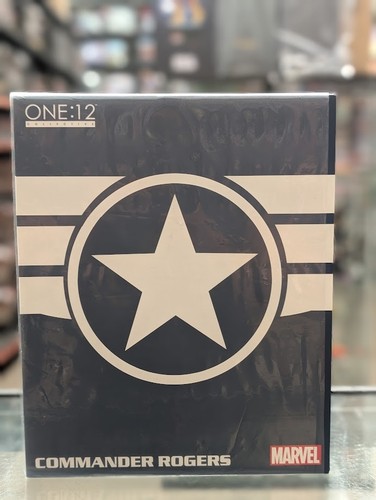 Captain America Commander Rogers One: 12 Collective Mezco PX Exclusive Figure - Picture 7 of 8