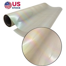 US Stock 11.8in x 32.8ft/30cm x 10m DTF Transfer Rainbow Film Roll, Cold Peel
