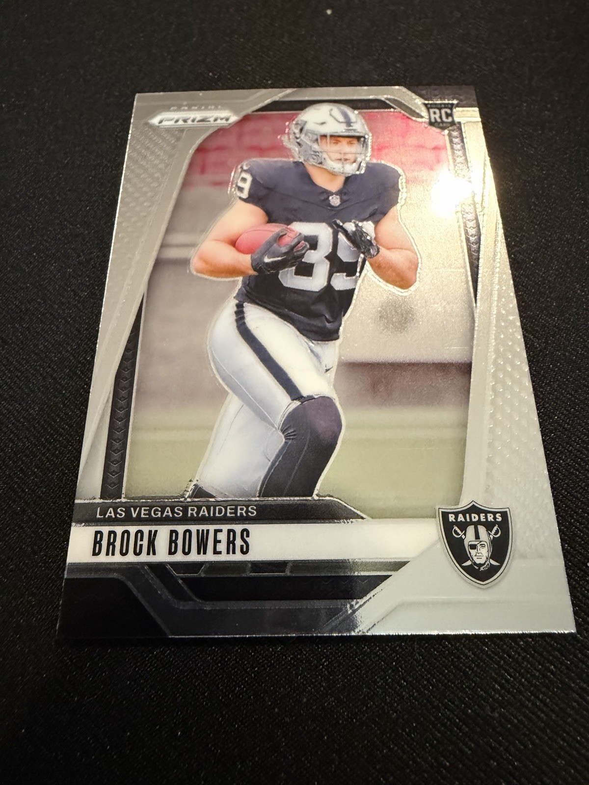 2024 Panini Prizm - Rookies Brock Bowers #315 Silver Prizm (RC)