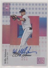 2018 Panini Chronicles Status Auto Willy Adames #19 Auto 4m3