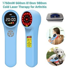 Cold Laser Therapy Device 1760mW Pain Relief LLLT Soft Red Light Laser Treatment