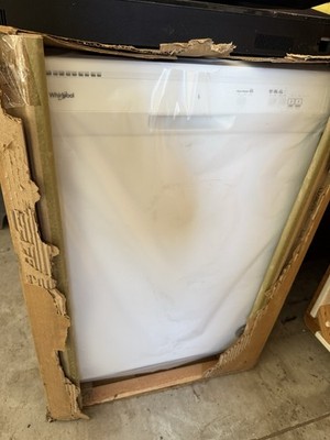Whirlpool AEG FFB53600ZW Slide-In Dishwasher White Slide-In Design Open Box