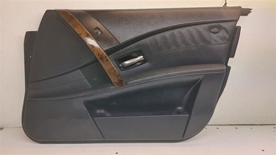 2007 BMW 530I E60 FR DOOR PANEL BLACK