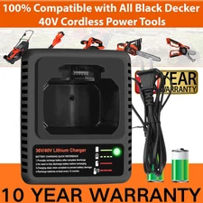 40V 3.0Ah for Black Decker 40 Volt Max Lithium Battery / Charger LBXR36 LBX2040
